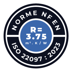 Badge 3,75 norme NF EN ISO 22097:2023